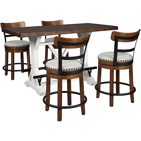 5-Piece Counter Height Table Set